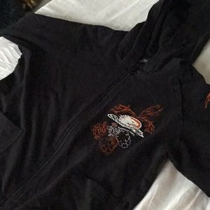 Harley Davidson zip front cotton jacket